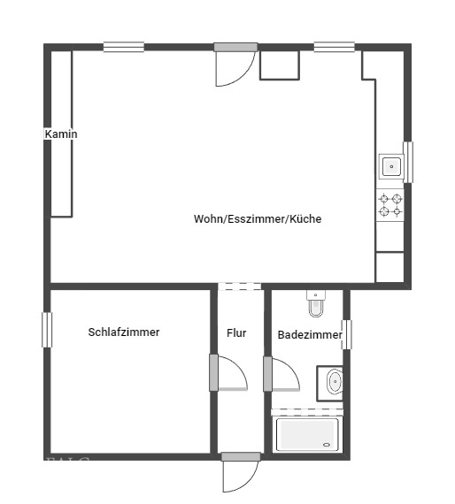 Grundriss Finca Felanitx
